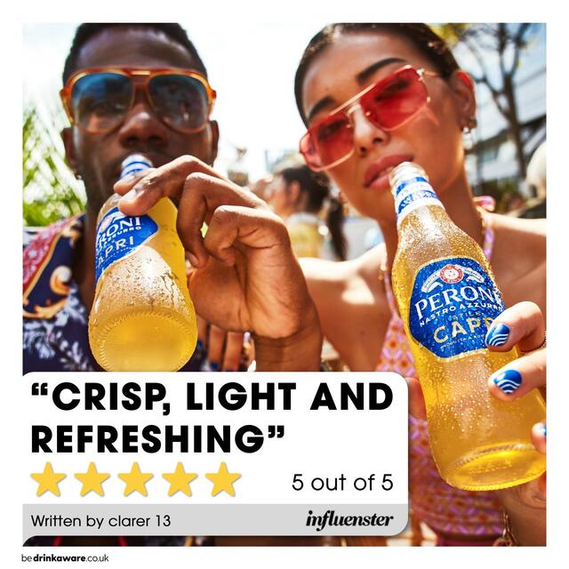 Peroni Stile Capri Beer Lager Bottles   10 x 330ml - McGrocer