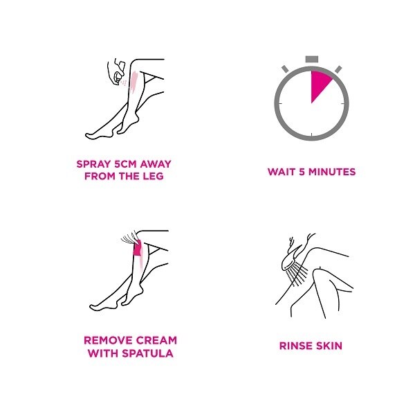 Veet Spray On Hair Removal Cream Sensitive 150ml GOODS Superdrug