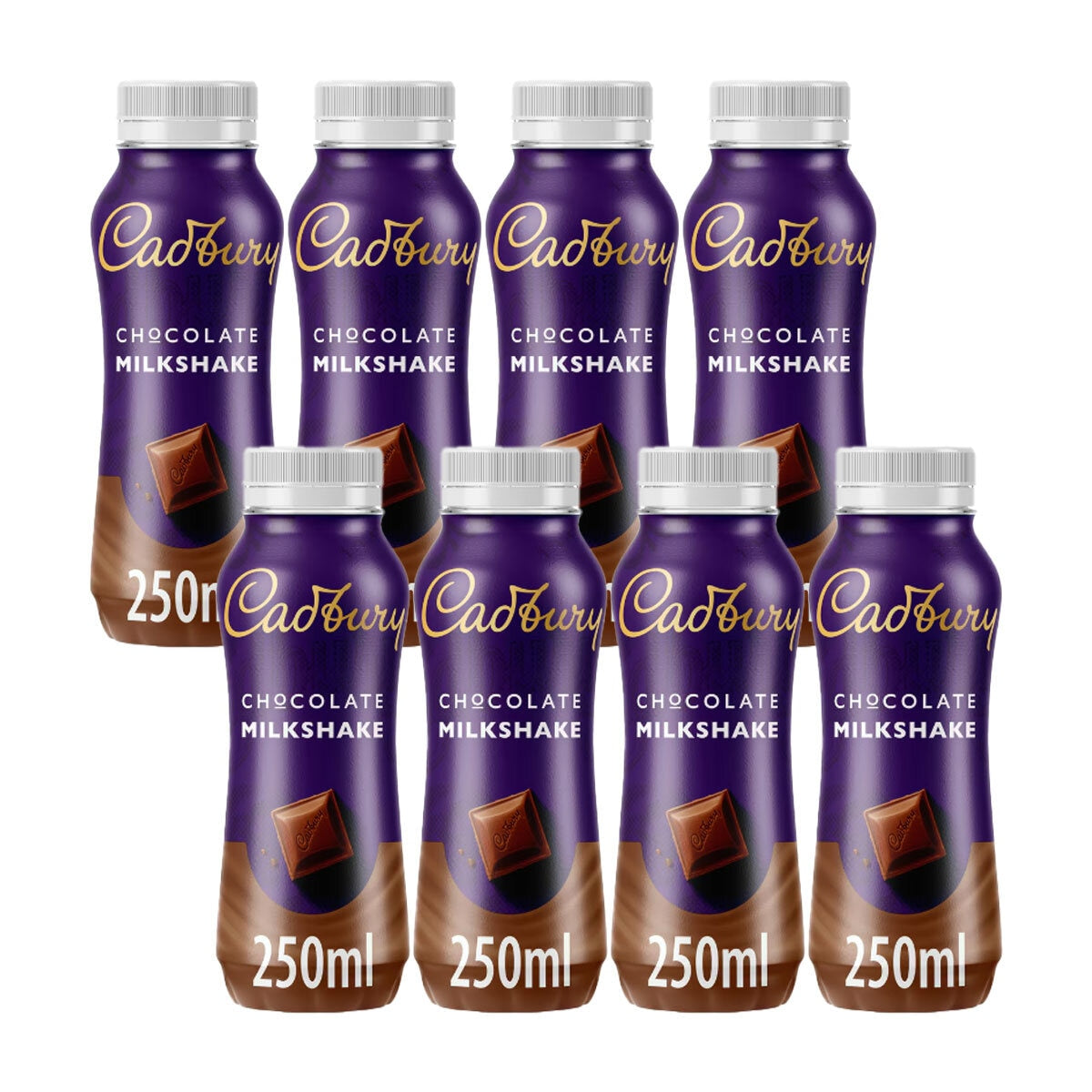 Cadbury Chocolate Milkshake, 8 x 250ml - McGrocer