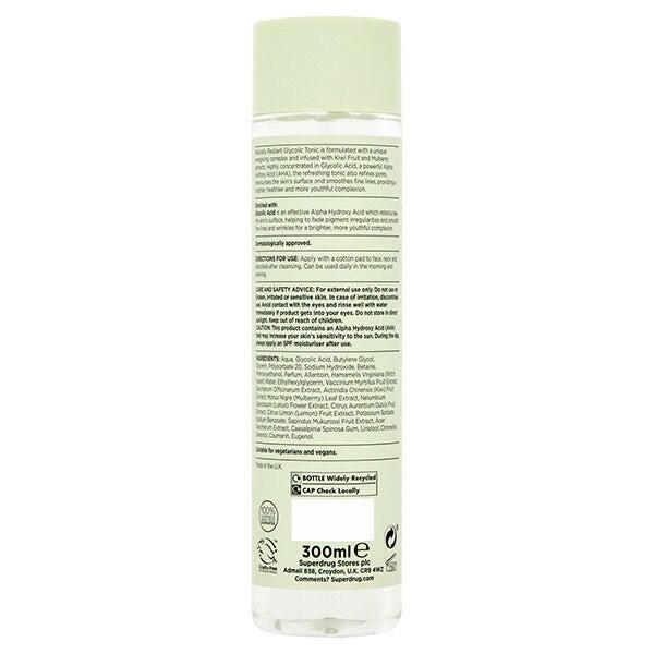 Superdrug Naturally Radiant Glycolic Tonic 5% 300ml GOODS Superdrug