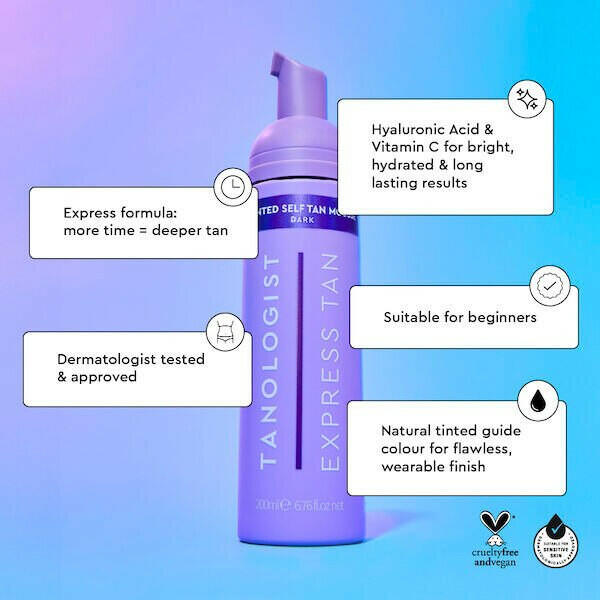 Tanologist Self Tan Mousse Dark GOODS Superdrug