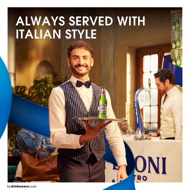 Peroni Nastro Azzurro Gluten Free Beer Lager Bottles 4 x 330ml - McGrocer