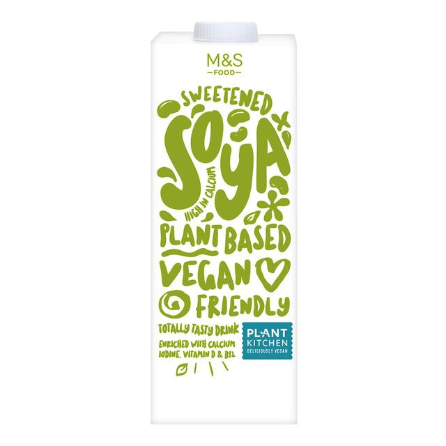 M&S Plant Kitchen Sweetened Soya Drink 1L - McGrocer