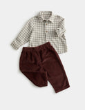 2pc Pure Cotton Checked Top & Bottom Outfit (0-6 Yrs)