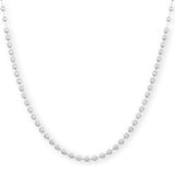 3.00ctw Round Brilliant Cut Diamond Necklace, 18ct White Gold - McGrocer