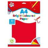 30 Sheets A4 Bright Coloured Paper 30 per pack - McGrocer