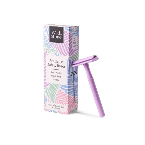 Wild & Stone | Reusable Safety Razor (Purple) GOODS Superdrug