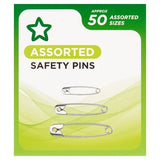 Superdrug Safety Pins Assorted 50 GOODS Superdrug