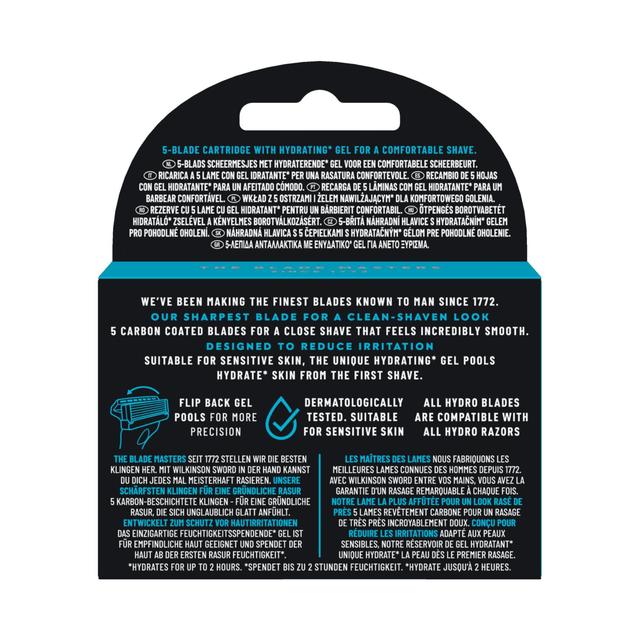 Wilkinson Sword Hydro 5 Men's Razor Blades 4 per pack GOODS M&S