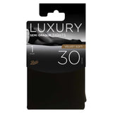 Boots 30 Denier Opaque Luxury Velvet Soft Tights Black Large - McGrocer