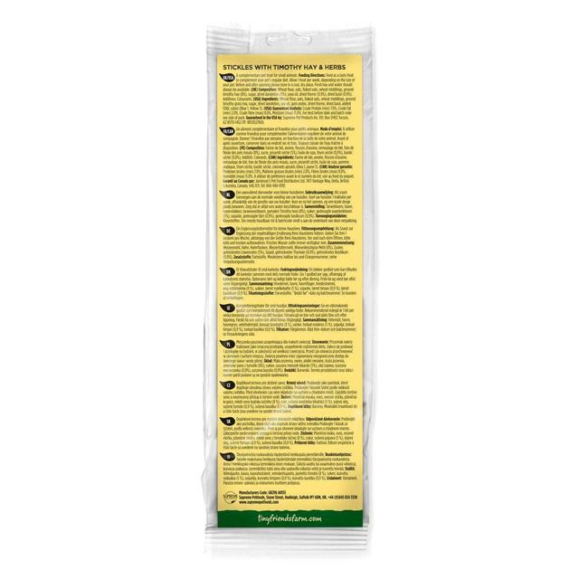 Supreme Tiny Friends Farm Stickle Timothy Hay and Herbs   100g GOODS M&S