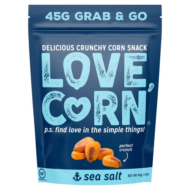LOVE CORN Sea Salt Crunchy Corn 45g - McGrocer