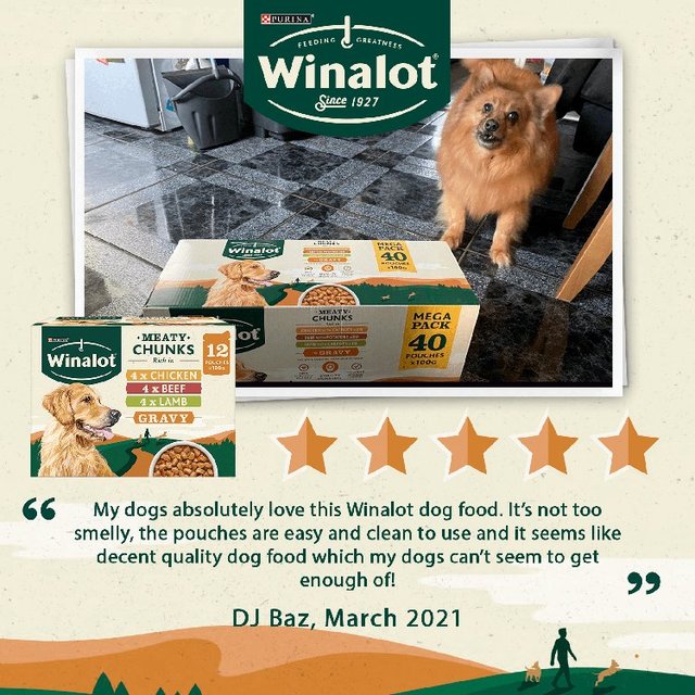 Winalot Meaty Chunks Mixed in Gravy Wet Dog Food   12 x 100g GOODS M&S