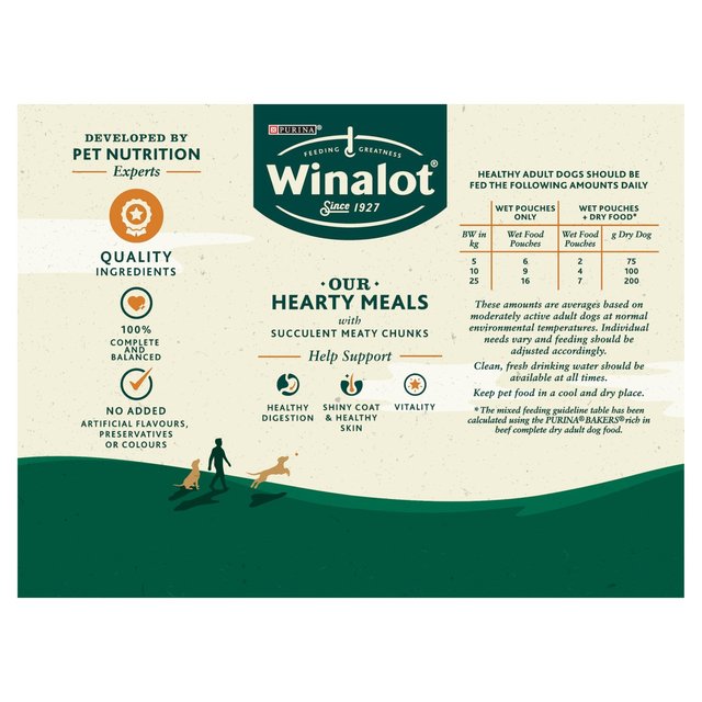 Winalot Meaty Chunks Mixed in Gravy Wet Dog Food   12 x 100g GOODS M&S