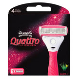 Wilkinson Sword Quattro for Women Razor Blades x6 GOODS Boots