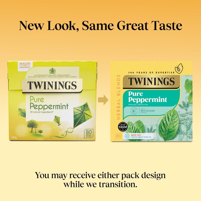 Twinings Peppermint Tea 80 per pack GOODS M&S