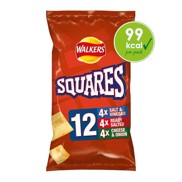 Walkers Squares Variety Multipack Snacks 12 per pack GOODS M&S