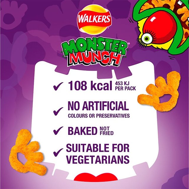 Walkers Monster Munch Variety Multipack Snacks 12 per pack GOODS M&S