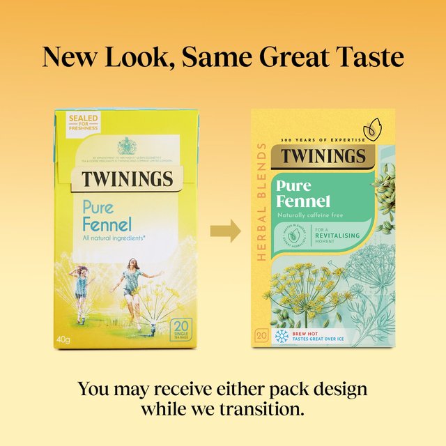Twinings Fennel Tea 20 per pack GOODS M&S