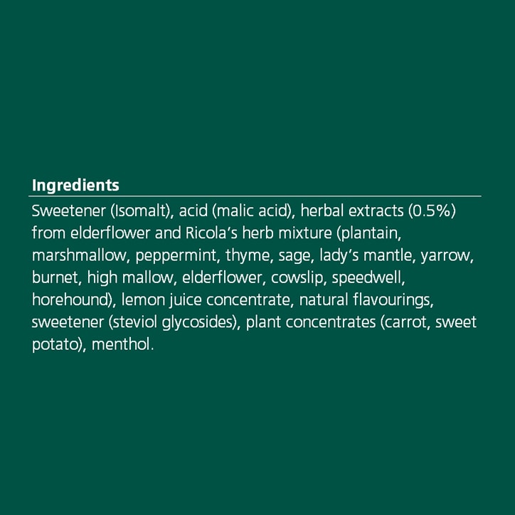 Ricola Lemon Mint Herbal Sweets Box 45g - McGrocer