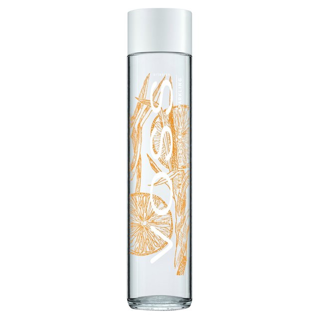 VOSS Tangerine Lemongrass Flavoured Sparkling Water Glass Bottle 375ml GOODS M&S