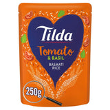 Tilda Microwave Tomato & Basil Basmati Rice 250g GOODS M&S