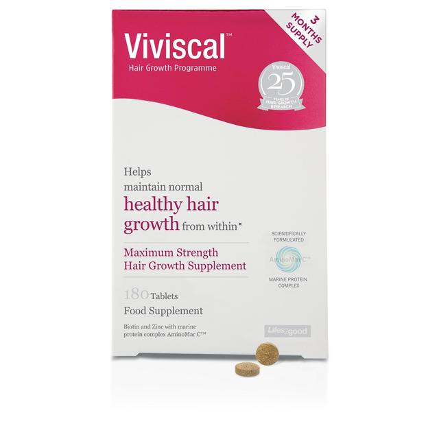 Viviscal Maximum Strength Hair Regrowth Tablets 180 per pack GOODS M&S