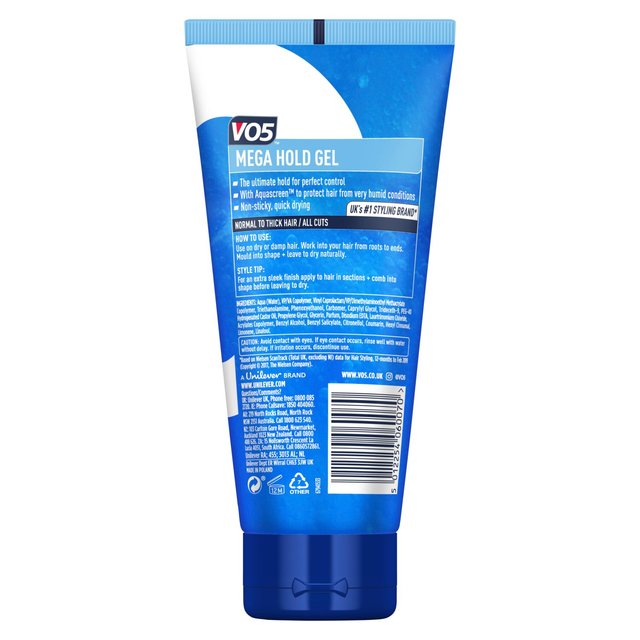 VO5 Mega Hold Styling Gel 200ml GOODS M&S