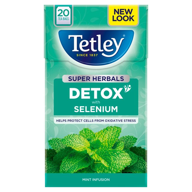 Tetley Super Mint Detox Tea Bags 20 per pack GOODS M&S