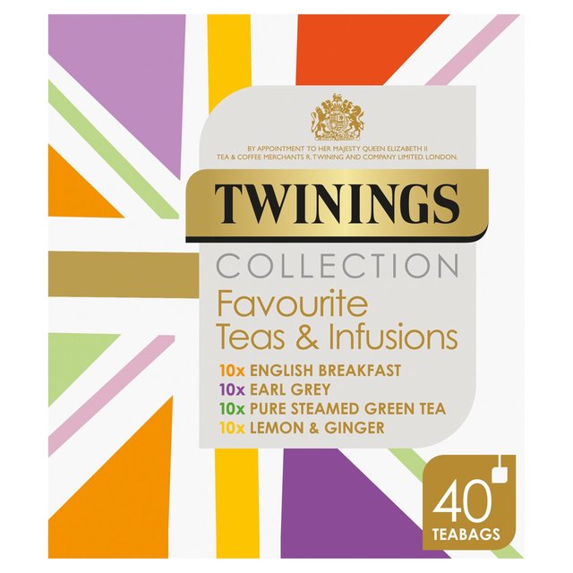 Twinings Favourite & Infusions Tea Bags Selection Gift Pack 40 per pack GOODS M&S