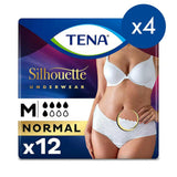 TENA Silhouette Normal Lady Incontinence Low Waist Pants - Medium - 4 packs of 12 bundle GOODS Boots
