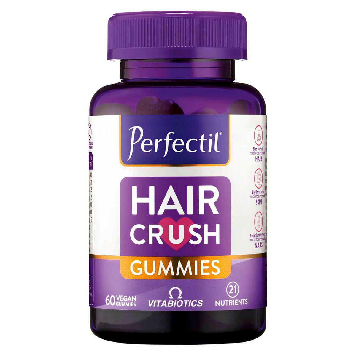 Vitabiotics Perfectil Haircrush 60 Vegan Gummies Health Care Boots