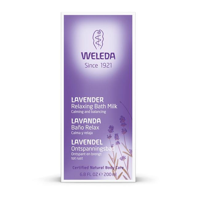 Weleda Natural Lavender Relaxing Bath Milk Vegan 200ml GOODS M&S