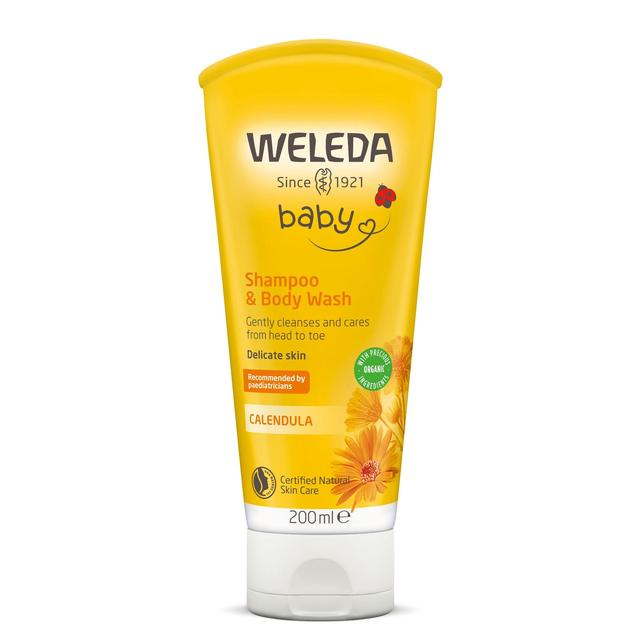 Weleda Baby Natural Calendula Vegan Shampoo & Body Wash 200ml GOODS M&S