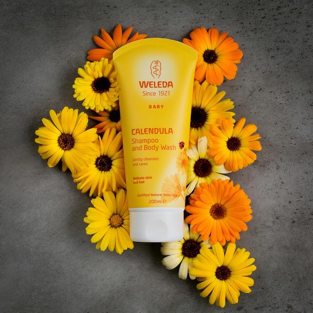 Weleda Baby Natural Calendula Vegan Shampoo & Body Wash 200ml GOODS M&S