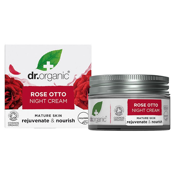 Dr Organic Rose Otto Night Cream 50ml - McGrocer