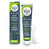 Veet Men Hair Removal Cream for Chest & Body 200ml hair removal creams & waxes Sainsburys