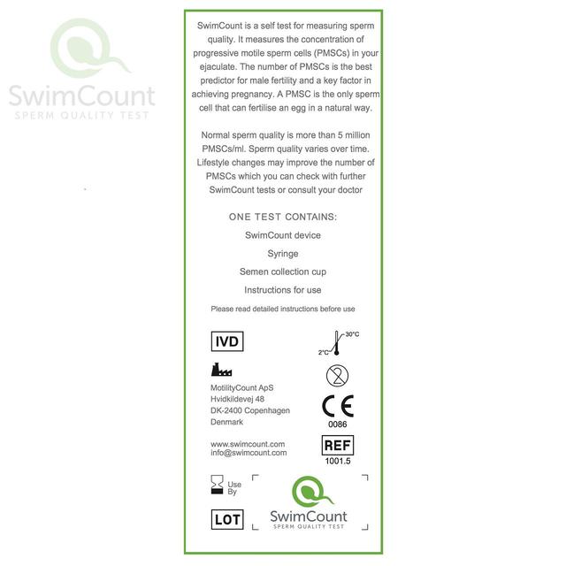 SwimCount Sperm Quality Test GOODS M&S