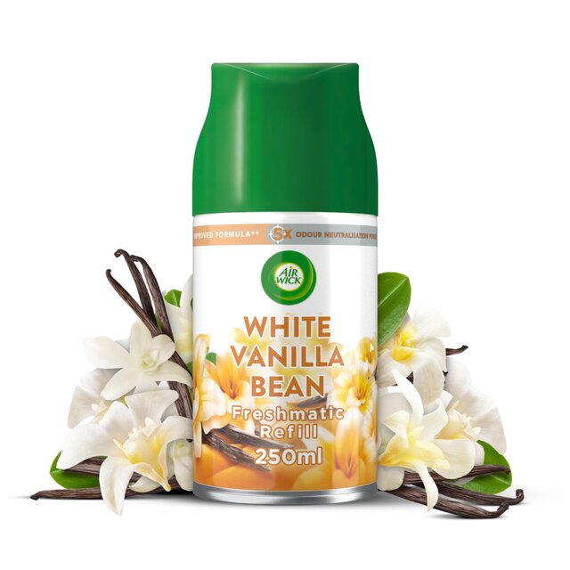 Airwick White Vanilla Bean Freshmatic Refill 250ml - McGrocer