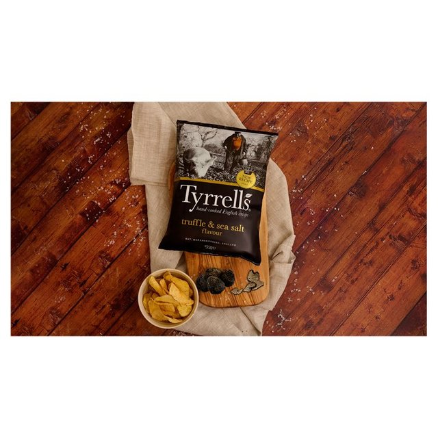 Tyrrells Truffle & Sea Salt Sharing Crisps 135g GOODS M&S