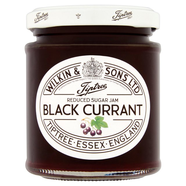 Tiptree Blackcurrant Reduced Sugar Jam 200g GOODS M&S
