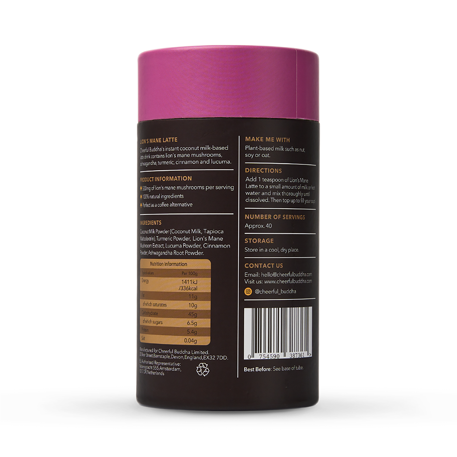 Cheerful Buddha Lion's Mane Mushroom Coffee Blend 150g - 999084