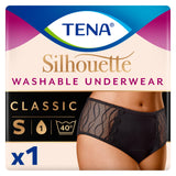 Tena Silhouette Washable Absorbent Underwear Classic Black S GOODS Sainsburys