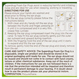 Superdrug Soft Foam Ear Plugs 3 Pairs GOODS Superdrug