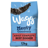 Wagg Meaty Goodness Adult Dog Dry Food Complete Beef Dinner Dog Food & Accessories ASDA