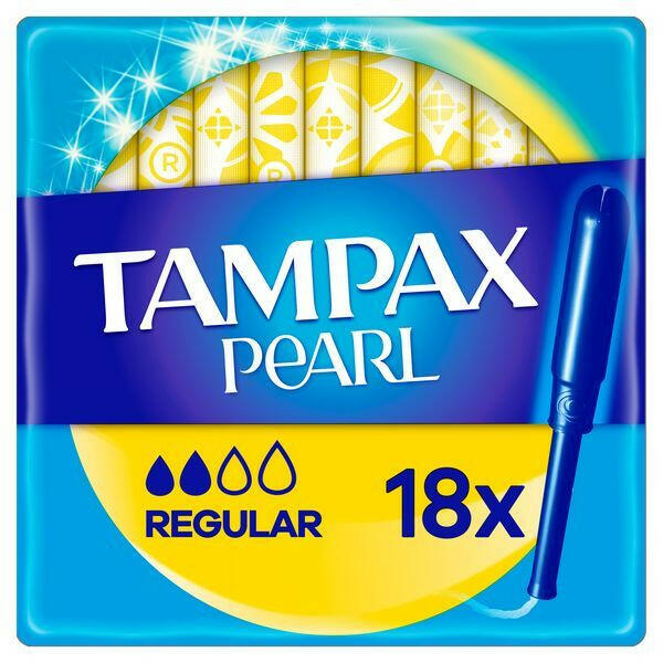 Tampax Pearl Regular Tampons Applicator x18 GOODS Sainsburys