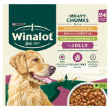 Winalot Meaty Chunks Mixed in Jelly Wet Dog Food    24 x 100g GOODS M&S