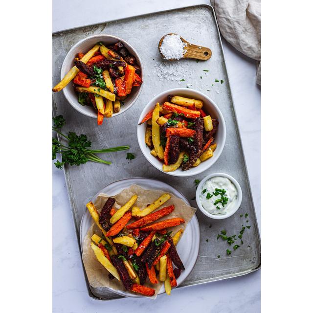 Strong Roots Mixed Root Vegetable Fries   500g GOODS M&S