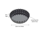 Tala 4 Non-stick Tart Tins 10cm dia 4 per pack GOODS M&S