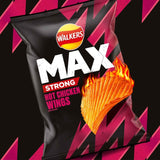 Walkers Max Strong Hot Chicken Wings Sharing Bag Crisps 140g GOODS M&S